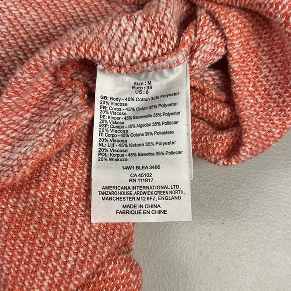 Bench Coastal Cluster Cowl Neck Terry Cloth Sweatshirt Kangaroo Pouch EUC‎ - Picture 10 of 15